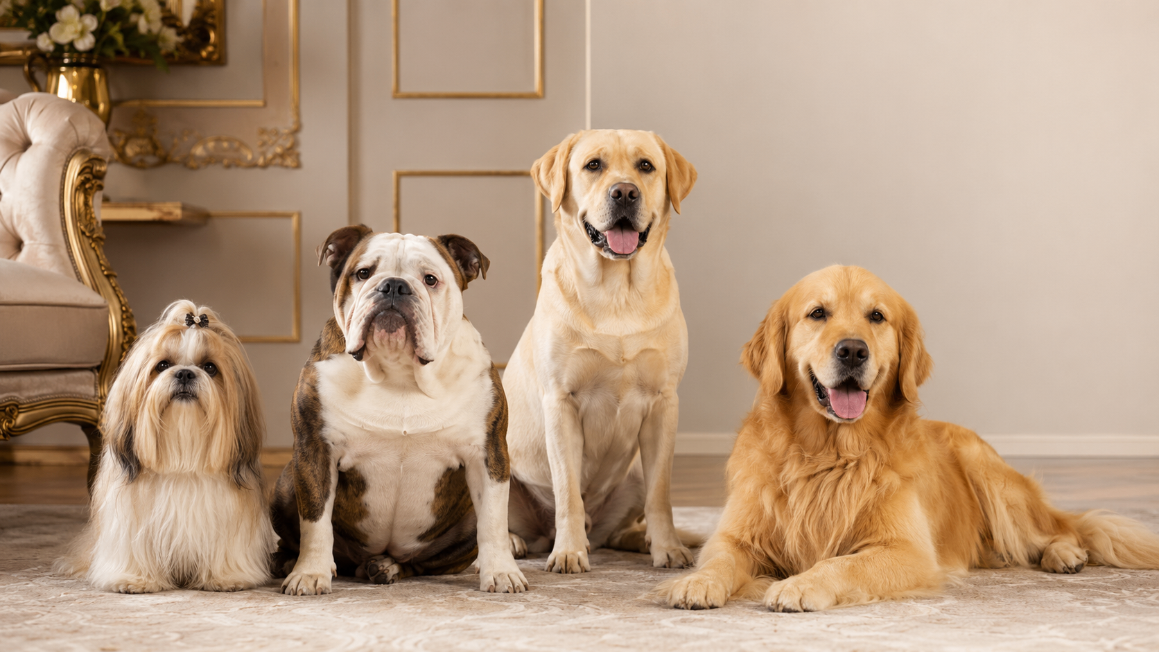 Ruff Ruff Ranch™ companion dog prospects representing breeder mentorship and Crown & Collar Institute™ higher standards